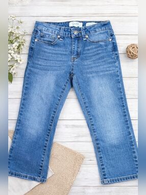 Jessica Simpson Forever Rolled Crop Kids Size 8 Denim Jeans